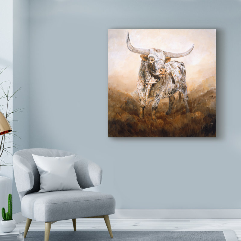 «Dont Mess with Me», reproduction de peinture acrylique sur toile tendue, H 14 po x l 14 po x P 2 po