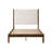 Ardin Solid Wood Bed with Boucle Headboard-1690676286-1690676285
