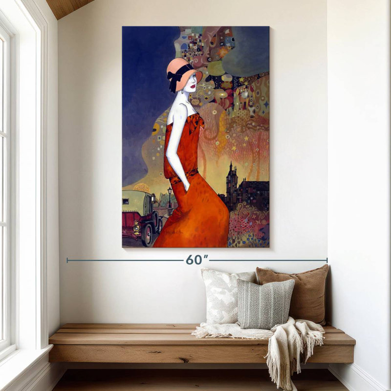 Leisha Summer Waiting, 51" H x 34" W