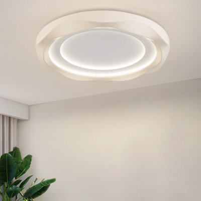 Hepza Resin LED Flush Mount