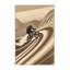 Tapis rayé beige lavable à la machine Hubbard Mountain-1423063299