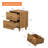 Lysiane Bedroom Furniture Set, Queen Size Solid Wood Canopy Bed, 12-Drawer Dresser And 2 Nightstands-1248472425