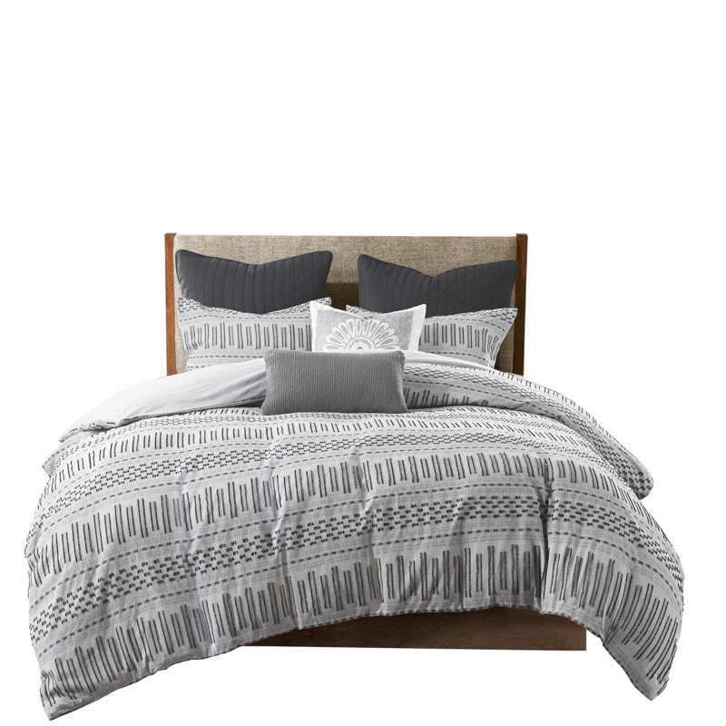 Housse de couette en coton multicolore