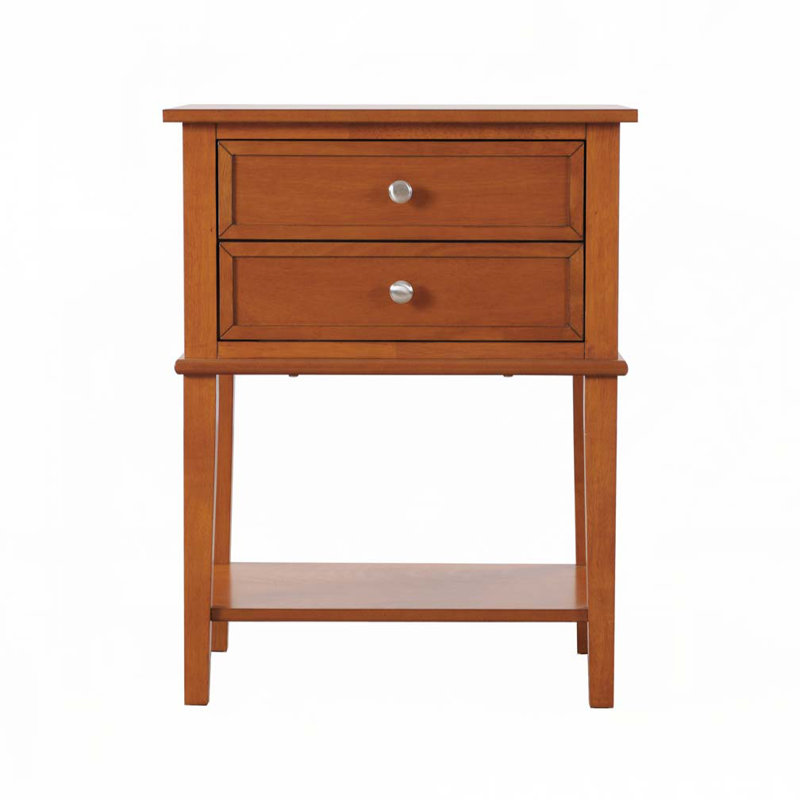 Modern Nightstand, Cherry