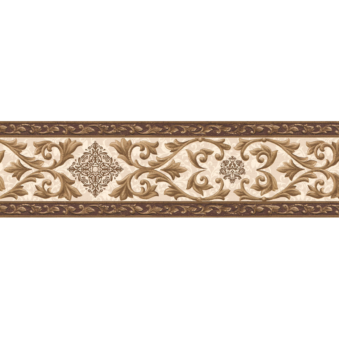 Karolinka Peel & Stick Damask Border Bloomsbury Market