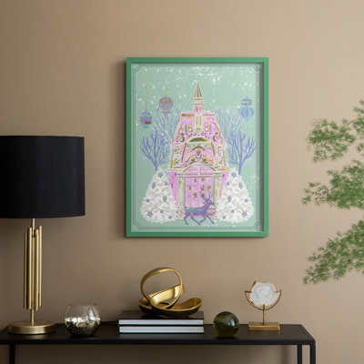 Winter Holidays I Framed Print - Solid Wood