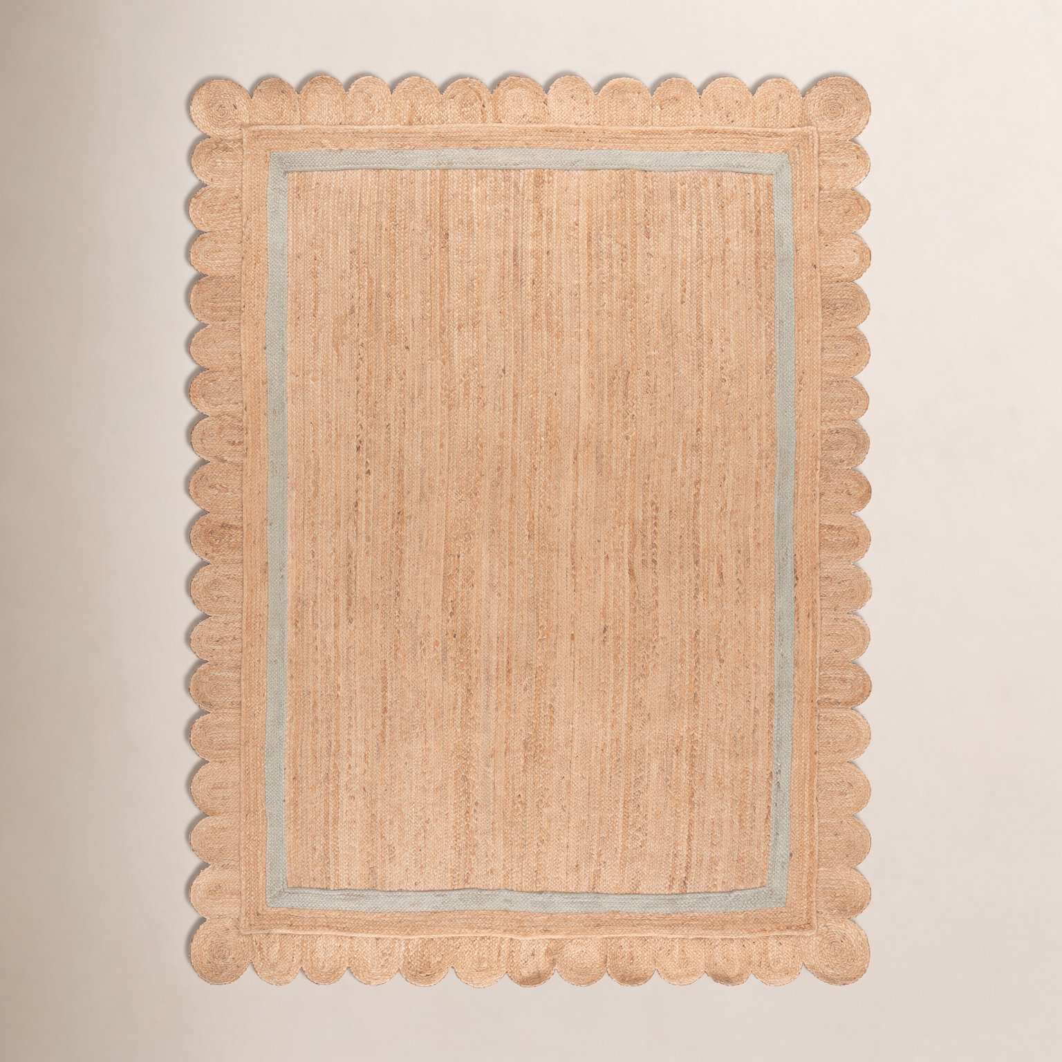 Inaki Hand-Woven Geometric Jute Rug, Rectangle 8' x 10'