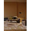 Tapis beige / brun en polyester tissé à la machine Ericjames-1033445156