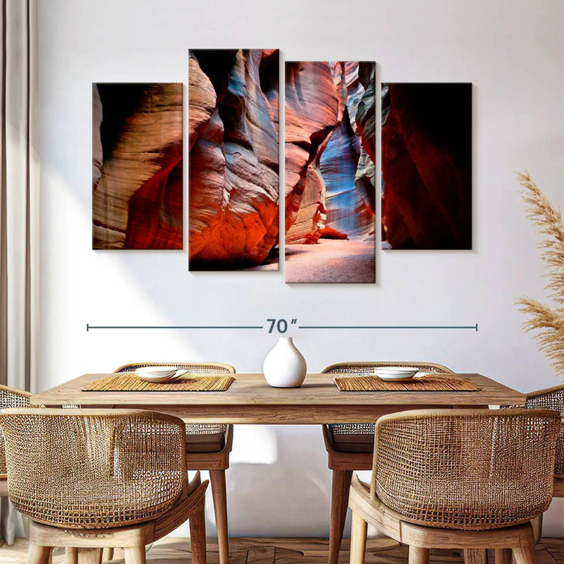 Murs d'Alvord à Antelope Canyon, Arizona, H 42 po x l 68 po
