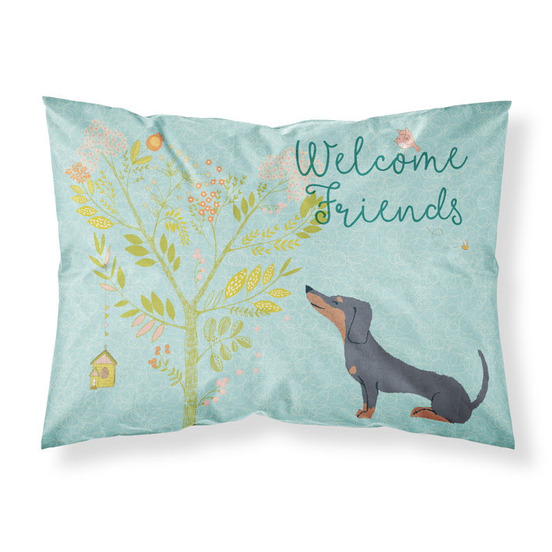 Microfiber, Black Tan Dachshund