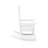 White Traditional Porch Rocker – Classic HDPE Poly Lumber For Porch, Patio, And Garden Comfort-2039732252