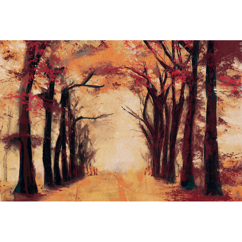 Tree Path 2 - Wrapped Canvas Art Prints, 30cm H x 46cm W x 3.8cm D