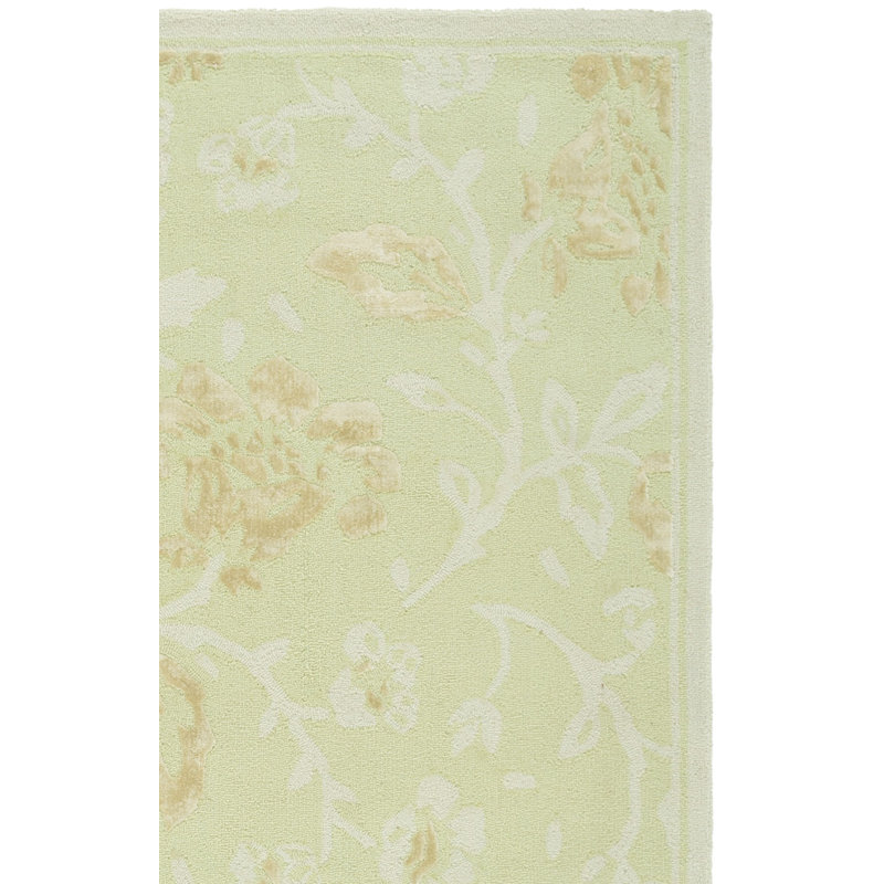 Asdur Hand Tufted Wool Floral Rug, Runner 2'3" x 8'