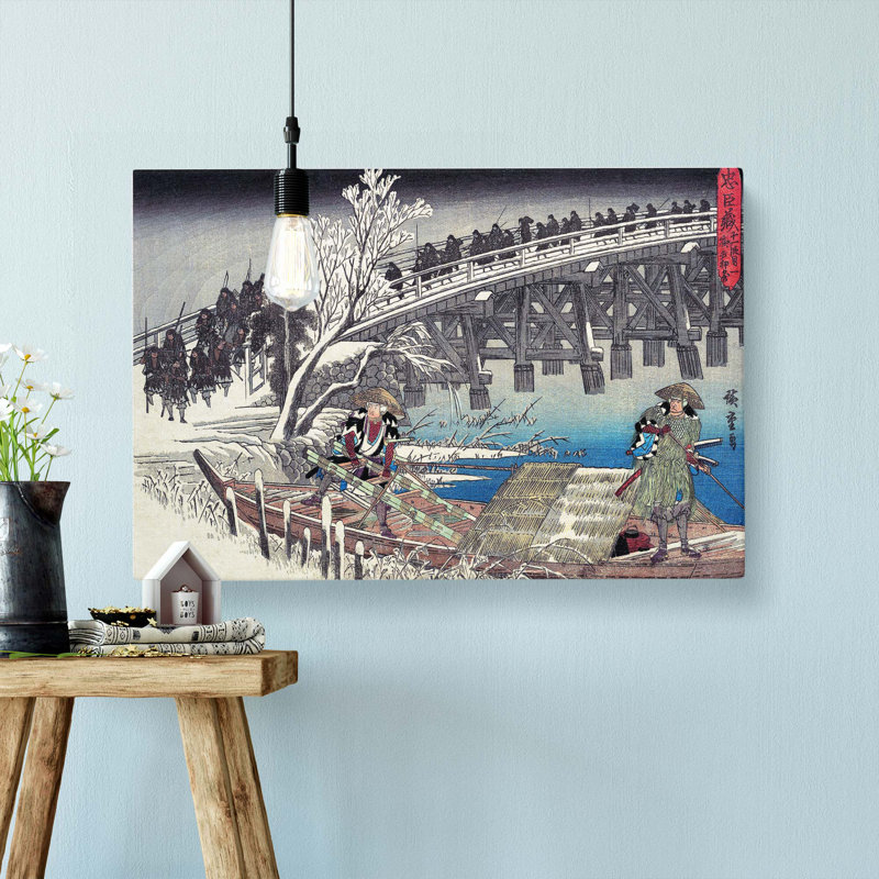 Act XI of Chushingura - Wrapped Canvas, 40cm H x 60cm W x 3cm D