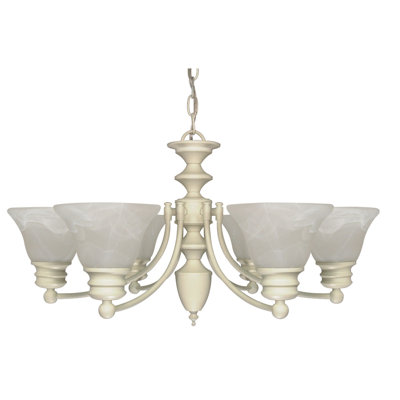Lustre classique / traditionnel à 6 lumières Charmaine