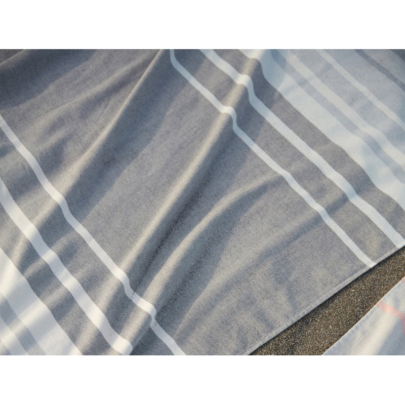 Tomales Beach Towel, Shadow/Indigo Ombre