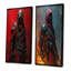 Red Warrior Hero I - Wizards, ensemble de 2 pièces d'art mural-321378274-321378276-321378283