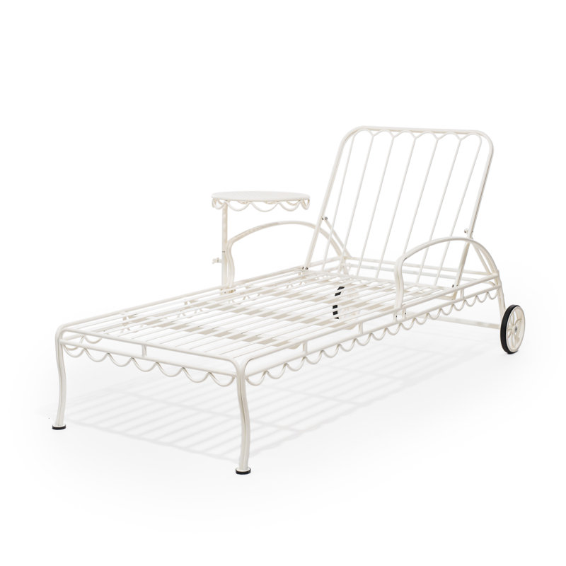 AL FRESCO SUN LOUNGER, White