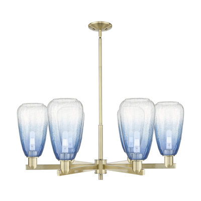 Glossop - 6 Light Stem Hung Chandelier