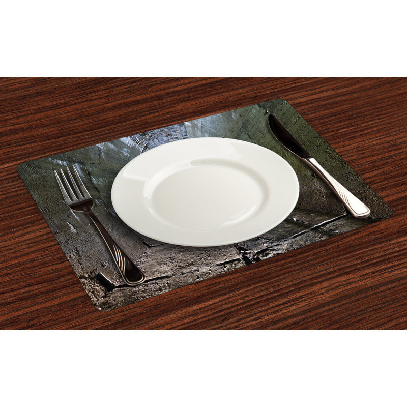 Polyester Abstract Rectangle Placemat
