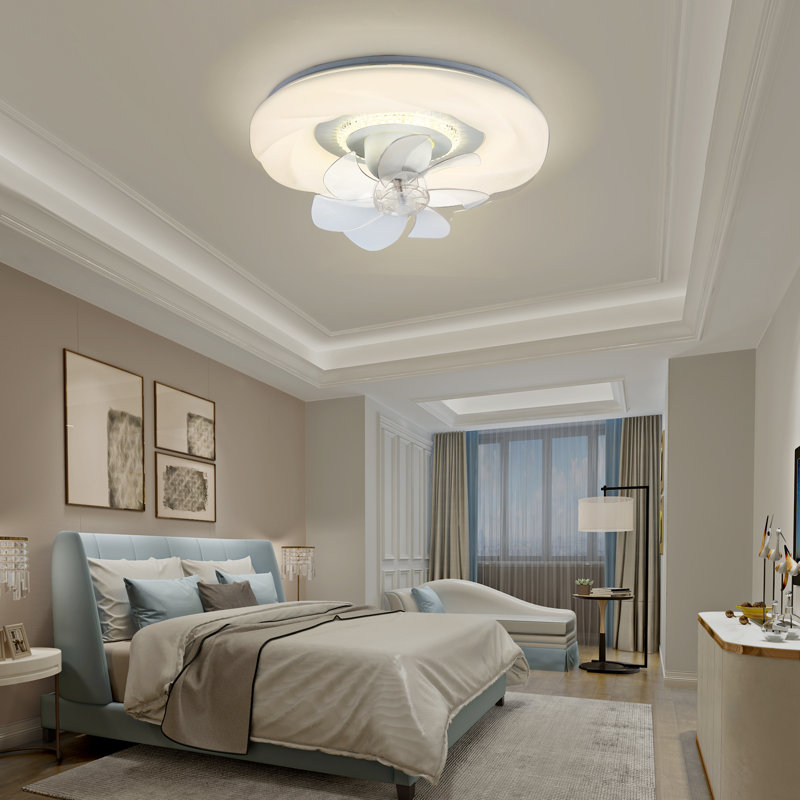 Ventilateur de plafond 18 po avec lumières DEL Enesha