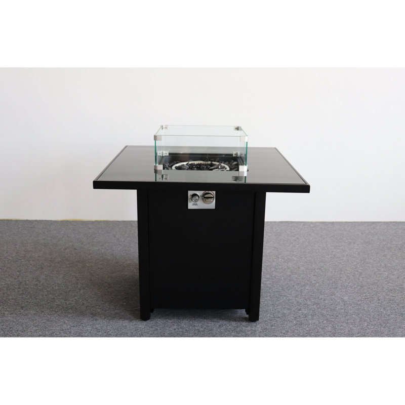 30" Metal Fire Pit, Black - 40,000 To Make Your Nights Warm Fireplace With Hidden Compartment Flame