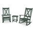 Ensemble de chaises berçantes 3 pièces POLYWOOD Braxton