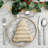 20-Pc Hammered Square Flatware Set For 4, Dishwasher Safe