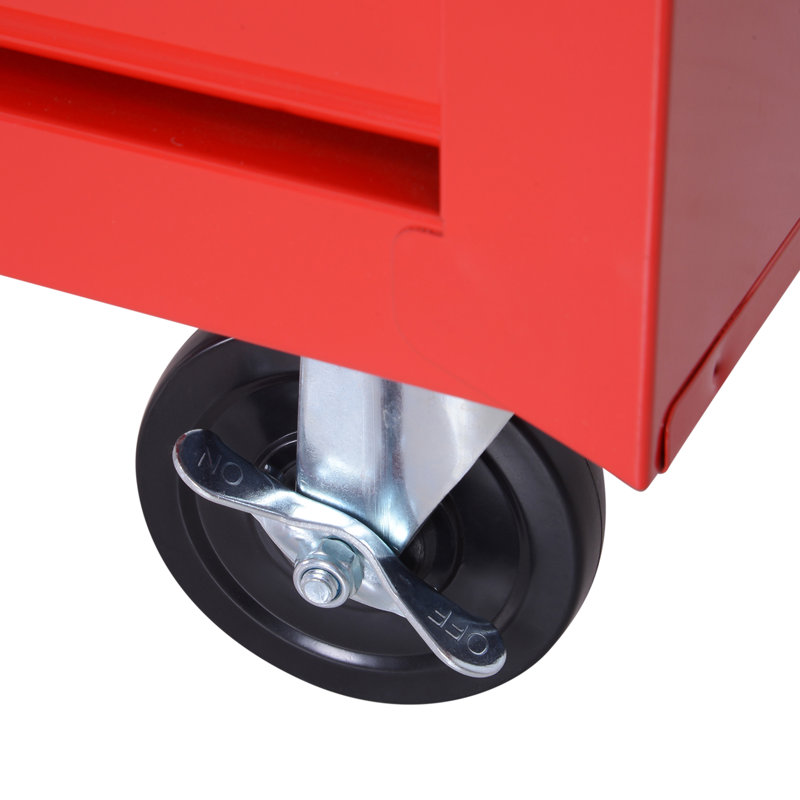Boîte à outils mobile 27,25 po, Rouge