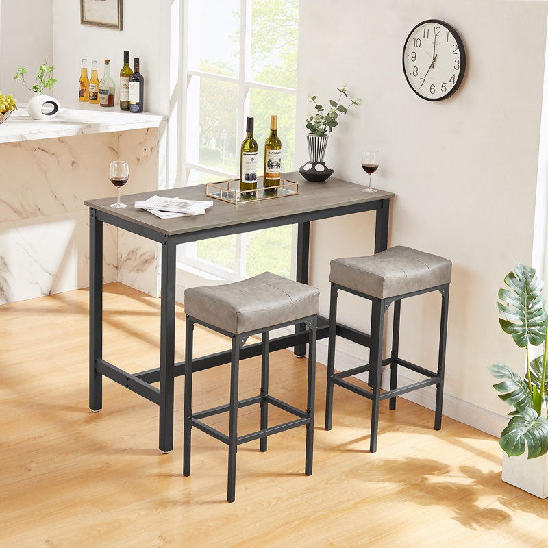 Tabouret de bar Kasey-Leigh, Doré, Blanc