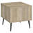Balboa Distressed Pine Square Engineered Wood Side End Table