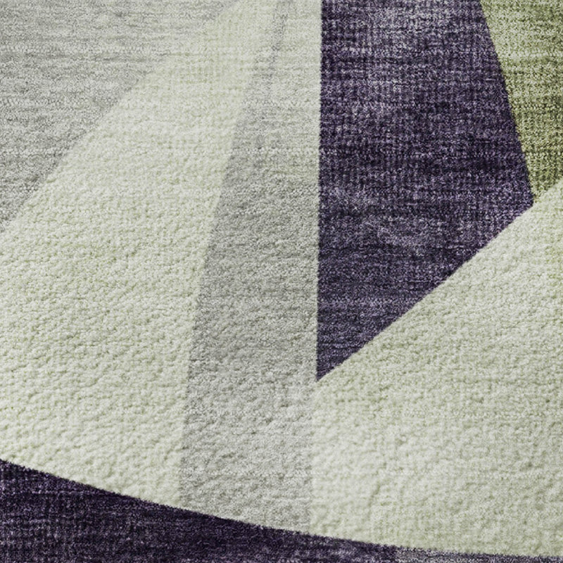 Premium Machine Washable Bitteridge AMF1836 Swirls Rug, Rectangle 2'6" x 3'10"