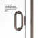 Armon 57'' - 58'' W x 68.63'' H Pivot Framed Shower Door with Clear Glass