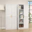 Armoire de rangement blanche de 70,8 po de hauteur avec portes et tablettes réglables pour le salon, la chambre à coucher et la salle à manger, l 15,8 po x l 31,5 po x H 70,8 po-250963303