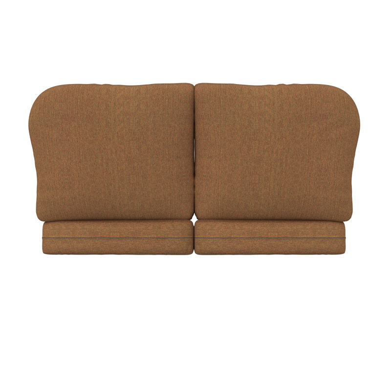 Indoor/Outdoor Sunbrella® Seat/Back Cushion, Canvas Teak