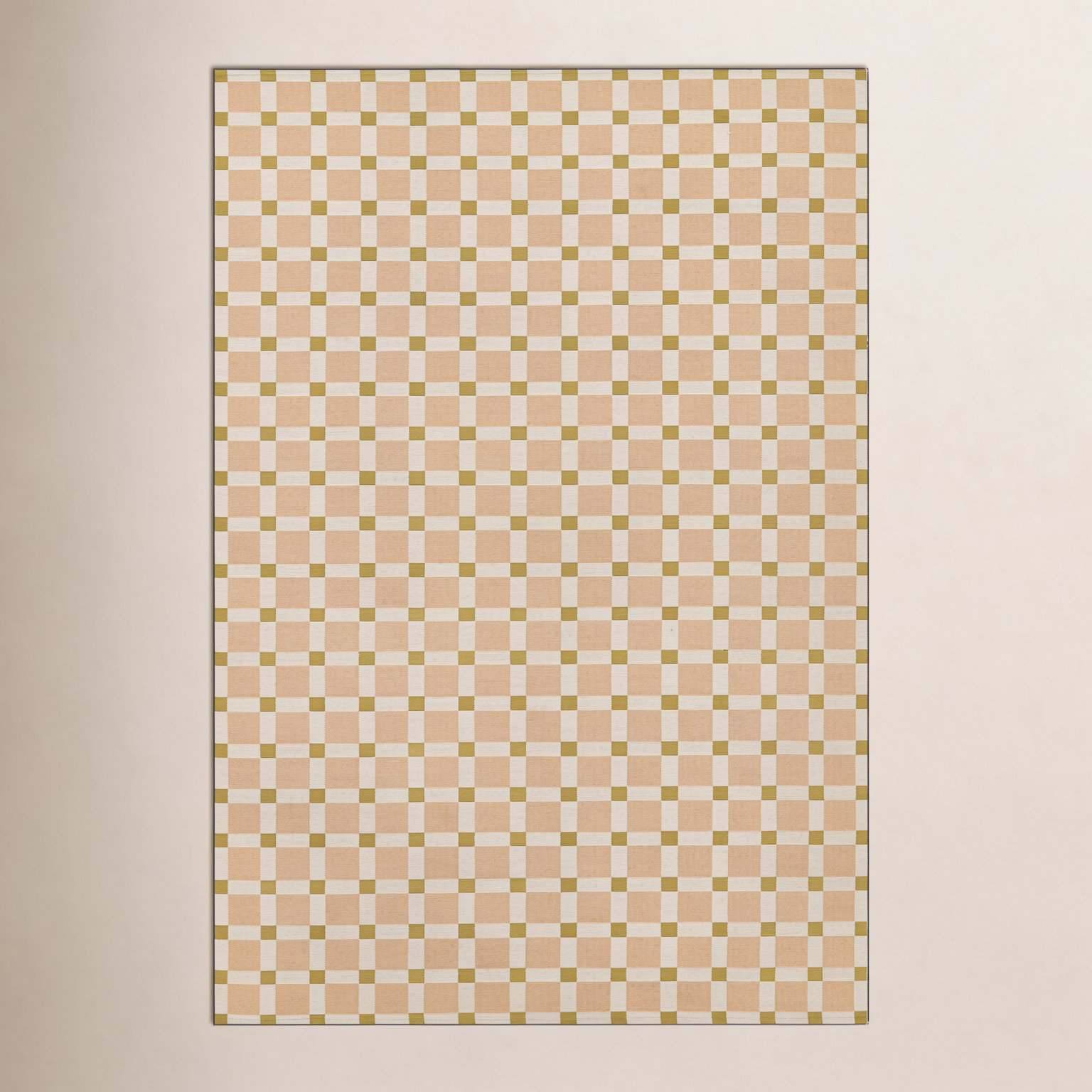 Icon Pink Geometric Outdoor Rug, Rectangle 3'7" x 5'7"