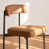 Brown Faux Leather Seat/Black Frame selected