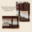 Armoire de rangement en bois massif brun de style américain 62,99 "-1072487450