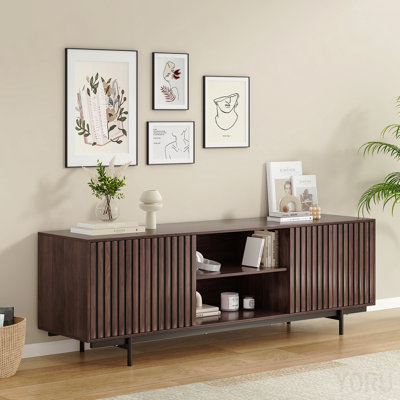 Mid Century Modern TV Stand for Nostalgic-Inspired-Family-Dens