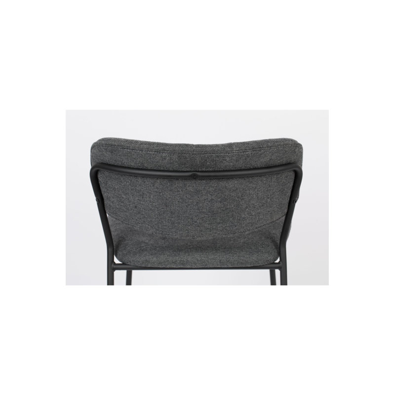 Jolien 26'' Counter Stool, Dark Gray, Black