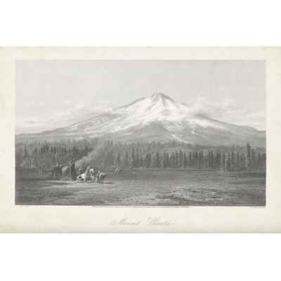Mont Shasta par William Cullen Bryant - photographie sur toile tendue
