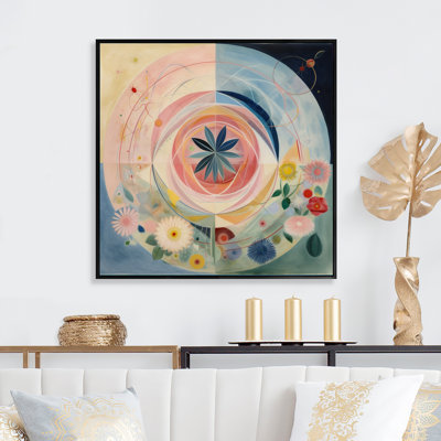 Harmonie florissante universelle en pastel rétro