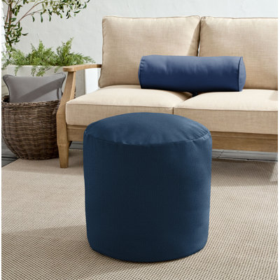 Repose-pieds d'extérieur rembourré avec coussin Sunbrella®