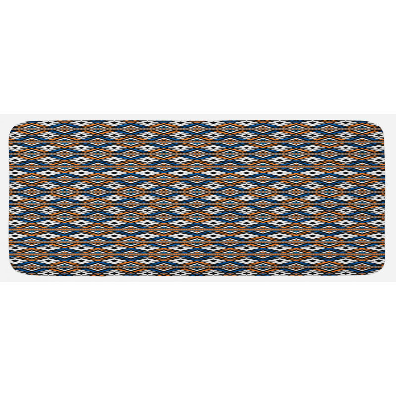 Rustic Polyester Kitchen Mat