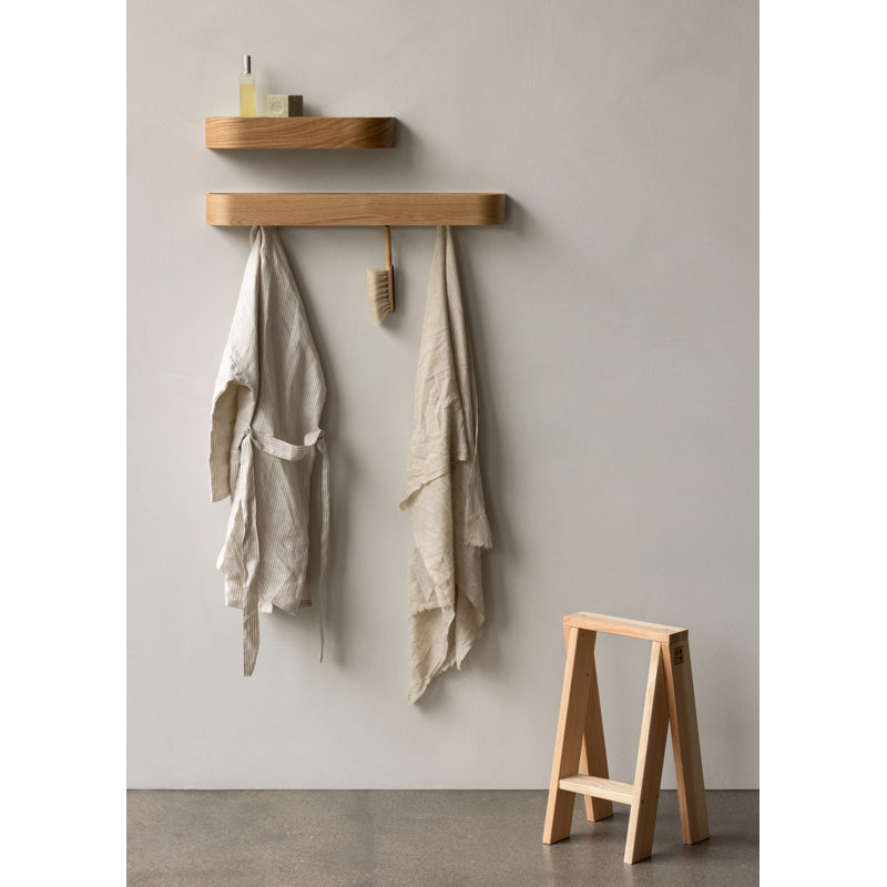 Epoch 4 - Hook Wall Mounted Coat Rack, Natural Oak