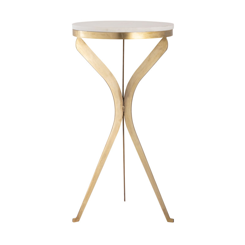 Table d'appoint Rowe - Laiton vieilli