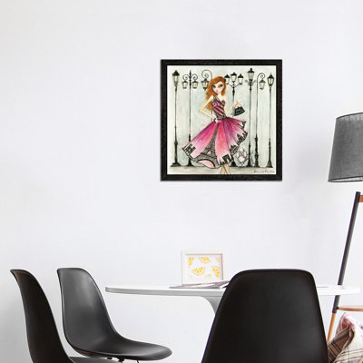 Paris by Bella Pilar - Floater Frame Painting on Canvas