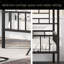 Structure de lit en métal pour lit simple avec support à lattes sans sommier-669595993