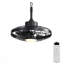 Ventilateur de plafond de 20 pouces avec lumières, télécommande à 6 vitesses, moteur réversible, fonction à intensité variable et minuterie