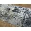 Tapis de couloir gris noué à la main de conception unique 3 pi 1 po x 10 pi 2 po Julii